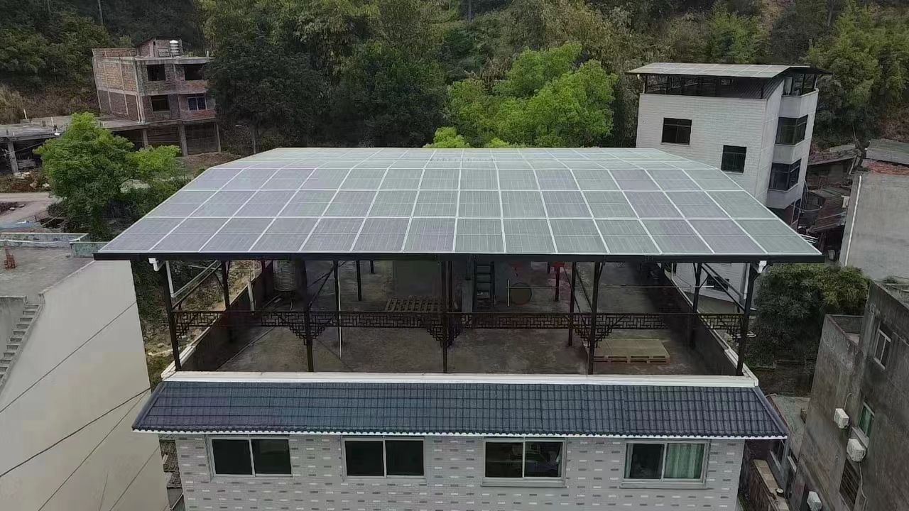 阿克苏15kw+10kwh自建别墅家庭光伏储能系统